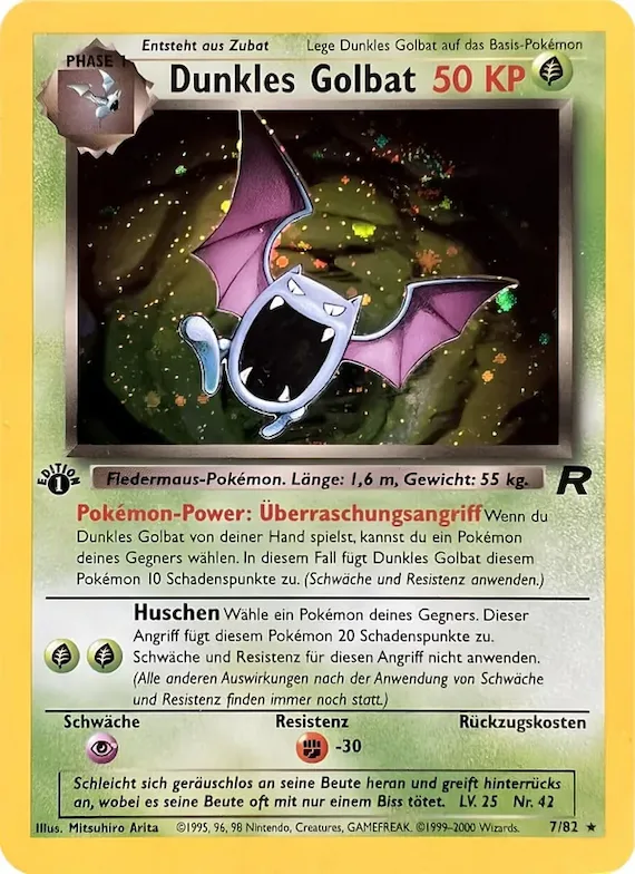 Dunkles Golbat 7 – Team Rocket