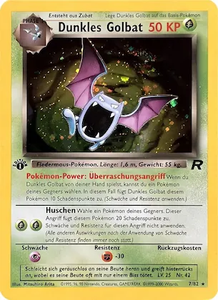 Dunkles Golbat Nr. 7 – Team Rocket