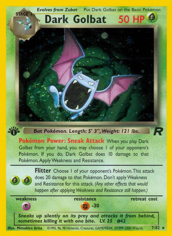 Dark Golbat #7 – Team Rocket