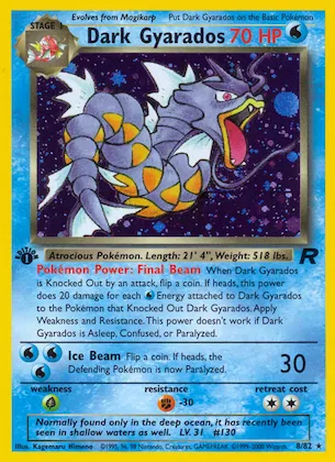 Dark Gyarados #8 – Team Rocket