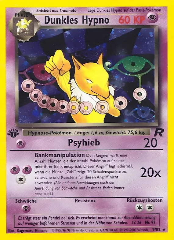 Dunkles Hypno 9 – Team Rocket
