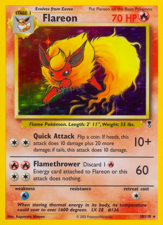 Flareon #10 – Legendary Collection