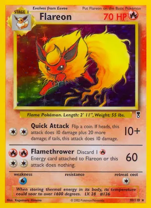 Flareon #10 – Legendary Collection