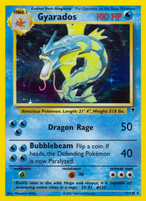 Gyarados #12 – Legendary Collection