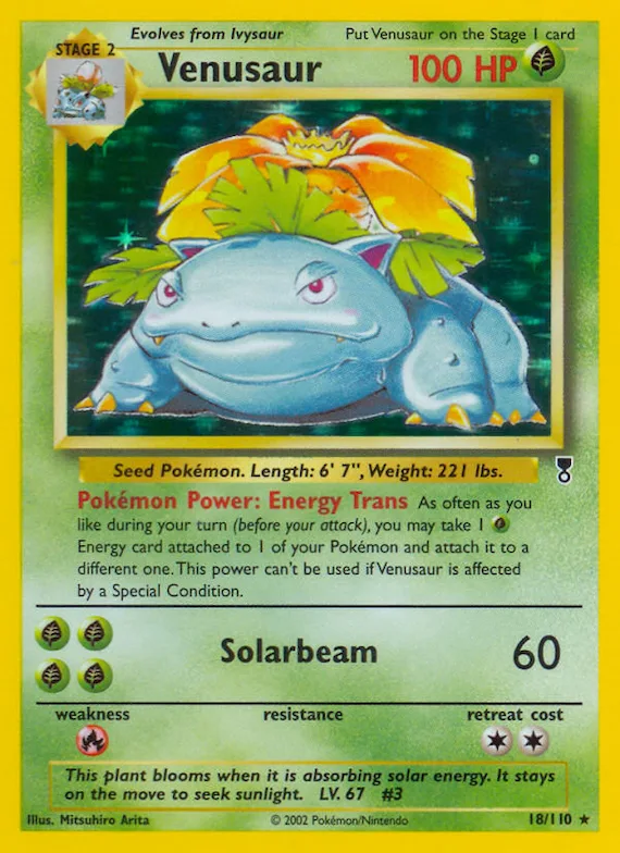 Venusaur #18 – Legendary Collection