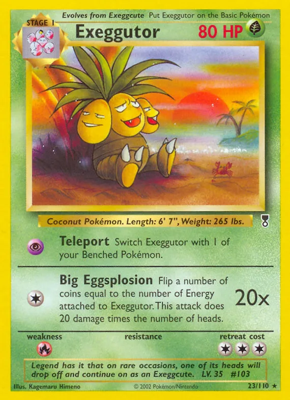 Exeggutor #23 – Legendary Collection