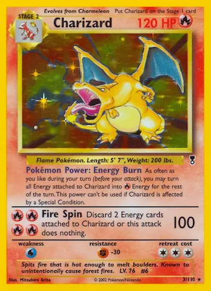 Charizard #3 – Legendary Collection