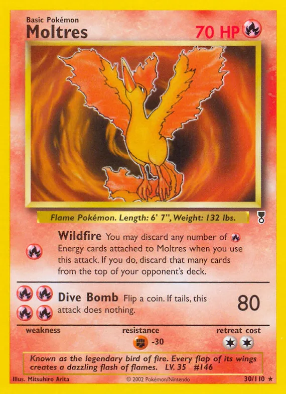 Moltres #30 – Legendary Collection