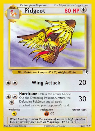 Pidgeot #33 – Legendary Collection