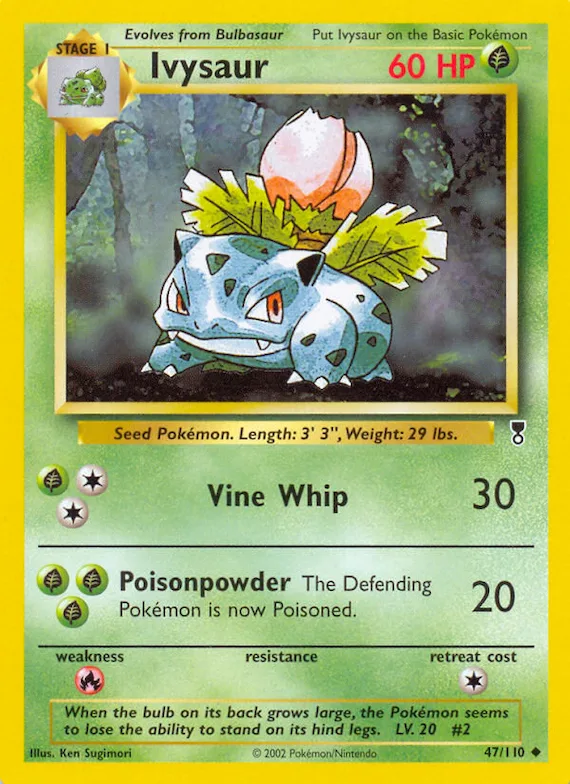 Ivysaur #47 – Legendary Collection