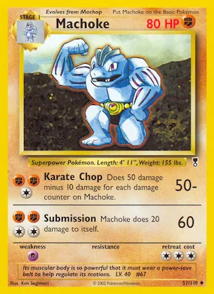 Machoke #51 – Legendary Collection