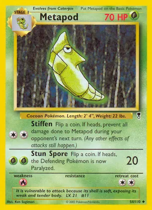 Metapod #54 – Legendary Collection