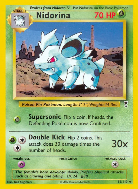 Nidorina #55 – Legendary Collection