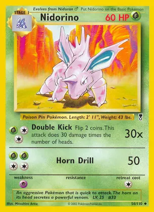 Nidorino #56 – Legendary Collection