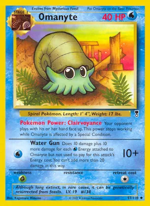 Omanyte n° 57 – Legendary Collection