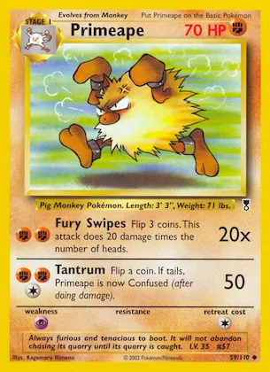 Primeape #59 – Legendary Collection