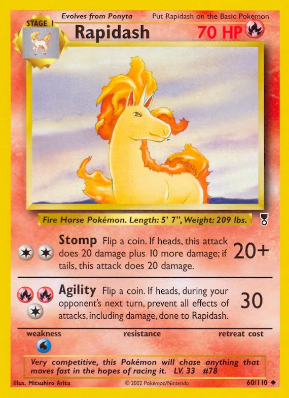 Rapidash #60 – Legendary Collection