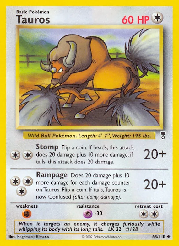 Tauros #65 – Legendary Collection