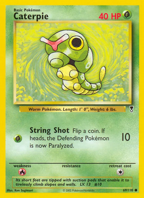 Caterpie #69 – Legendary Collection
