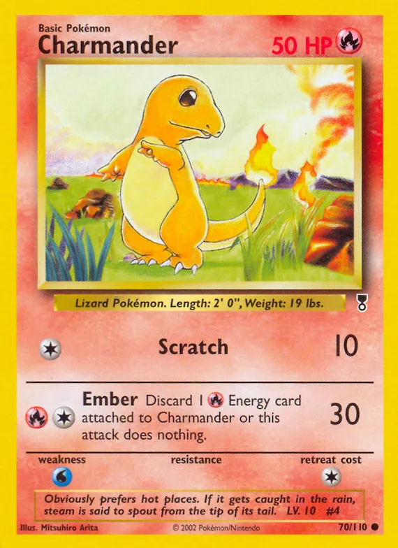Charmander #70 – Legendary Collection