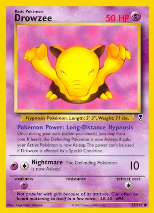 Drowzee #73 – Legendary Collection