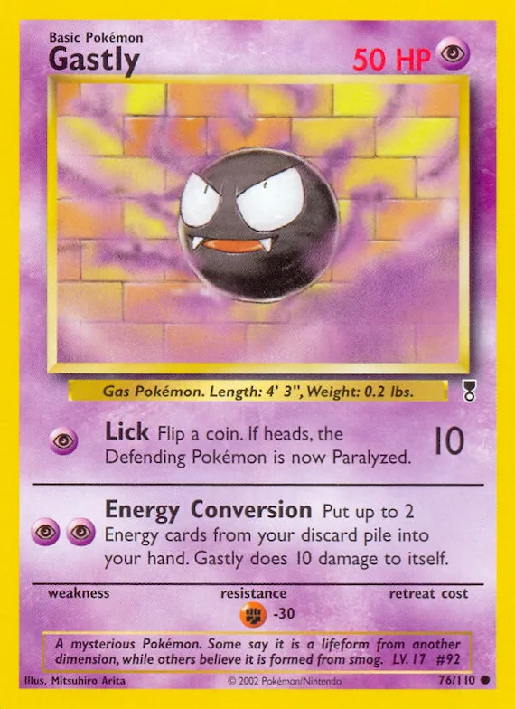 Gastly #76 – Legendary Collection