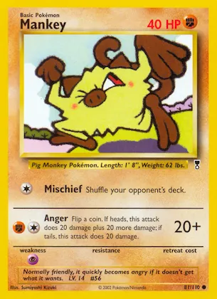 Mankey #81 – Legendary Collection