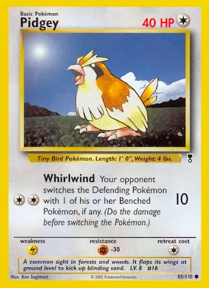 Pidgey Nr. 85 – Legendary Collection