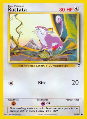 Rattata n° 89 – Legendary Collection