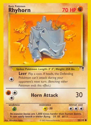Rhyhorn Nr. 90 – Legendary Collection