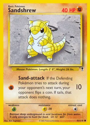 Sandshrew Nr. 91 – Legendary Collection