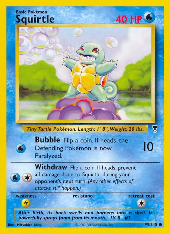 Squirtle #95 – Legendary Collection