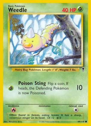 Weedle n° 99 – Legendary Collection