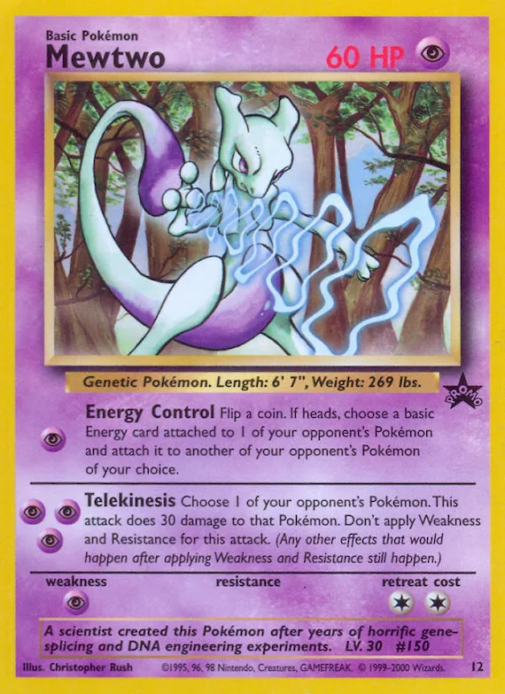 Mewtwo #12 – WoTC Promo