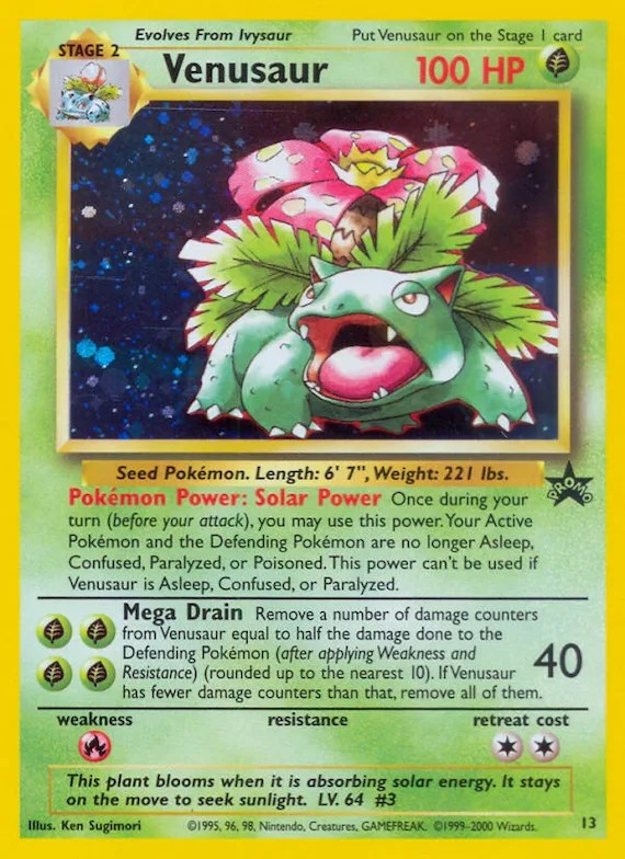 Venusaur #13 – WoTC Promo
