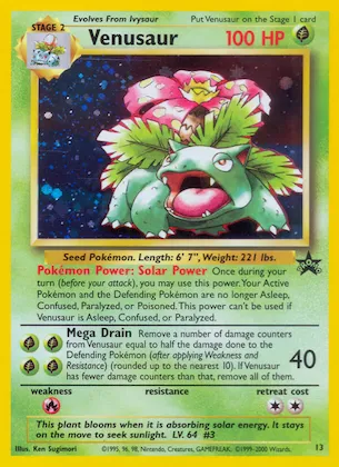 Venusaur #13 – WoTC Promo