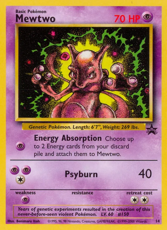 Mewtwo #14 – WoTC Promo