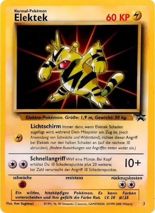 Elektek Nr. 2 – Wizards Black Star Promos