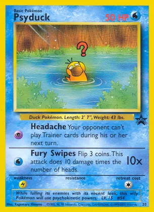 Psykokwak n° 20 – Wizards Black Star Promos