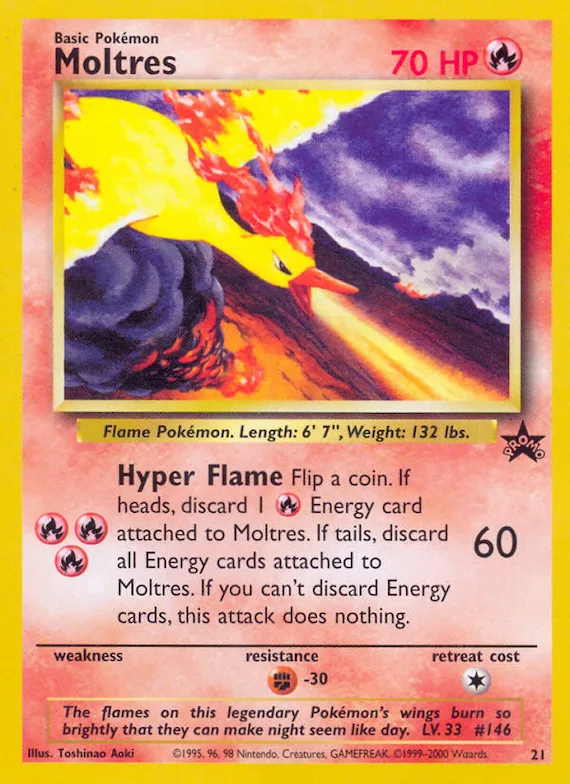Moltres #21 – WoTC Promo