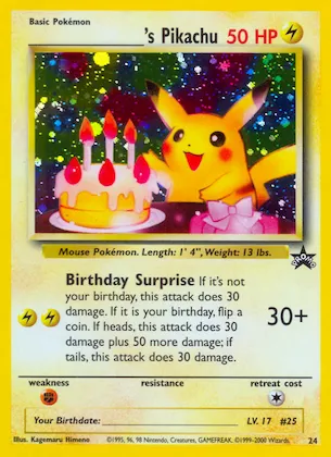 _____'s Pikachu #24 – WoTC Promo