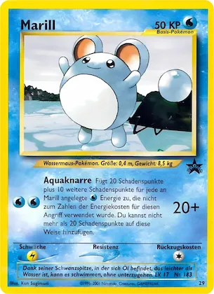 Marill Nr. 29 – Wizards Black Star Promos