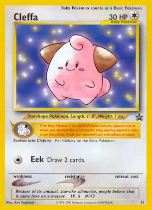 Cleffa #31 – WoTC Promo