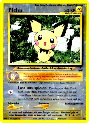 Pichu Nr. 35 – Wizards Black Star Promos