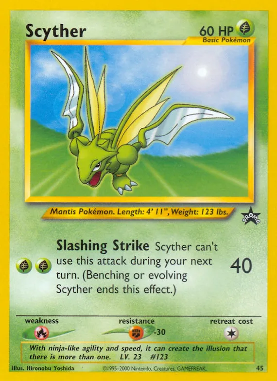 Scyther #45 – WoTC Promo