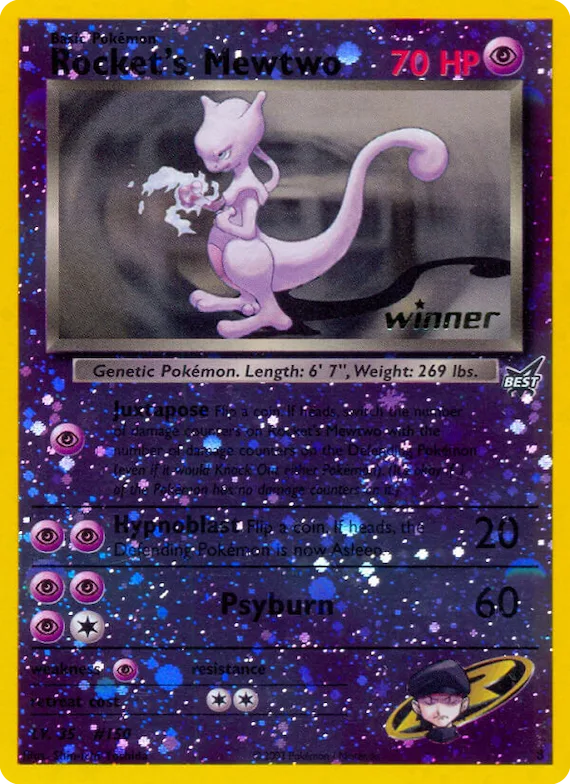 Rocket's Mewtwo #8 – Best of Promos