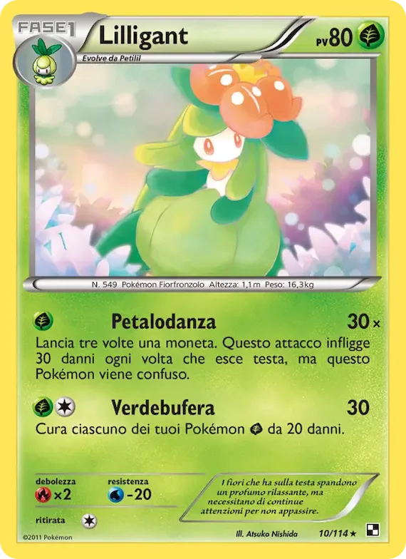Lilligant 10 – Nero e Bianco