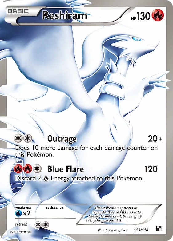 Reshiram #113 – Black & White