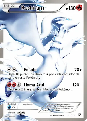 Reshiram 113 – Negro y Blanco