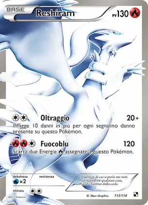 Reshiram 113 – Nero e Bianco